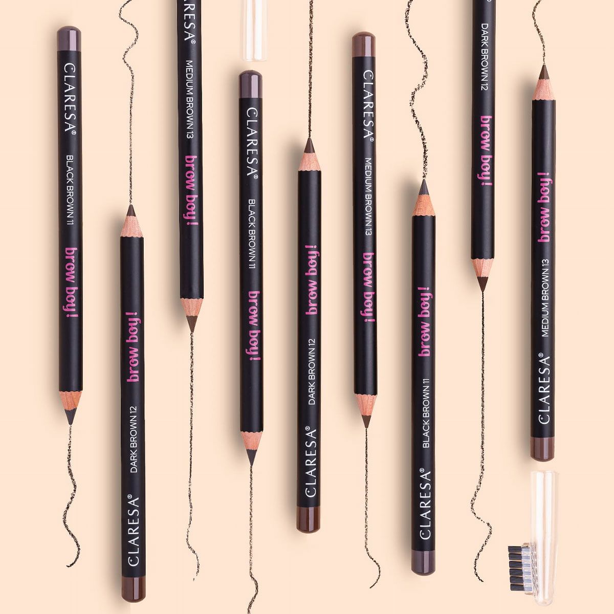 Claresa brow boy! eyebrow pencil 11 black brown 1.15gr