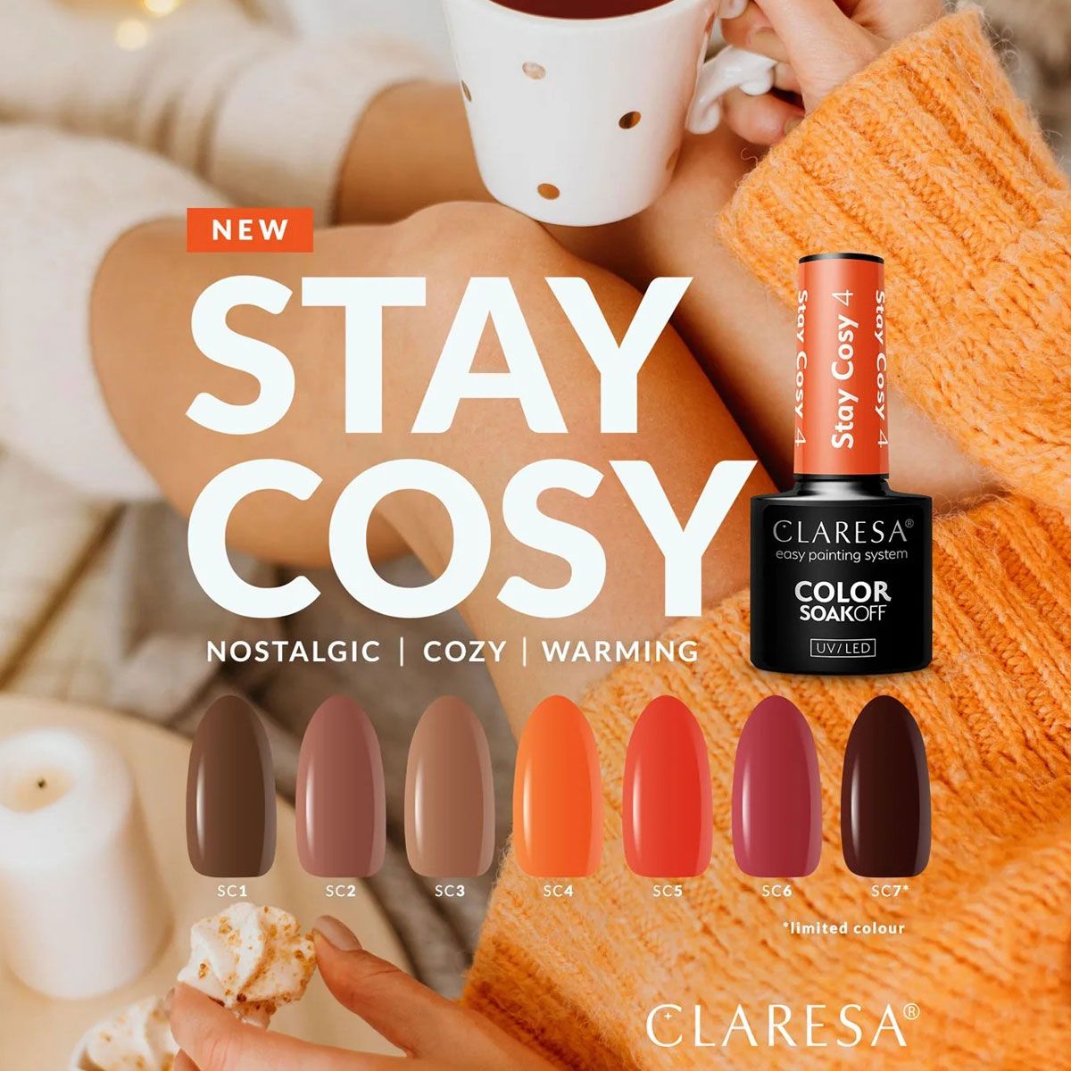 Claresa UV LED Gel Polish 5ml Stay Cozy 5