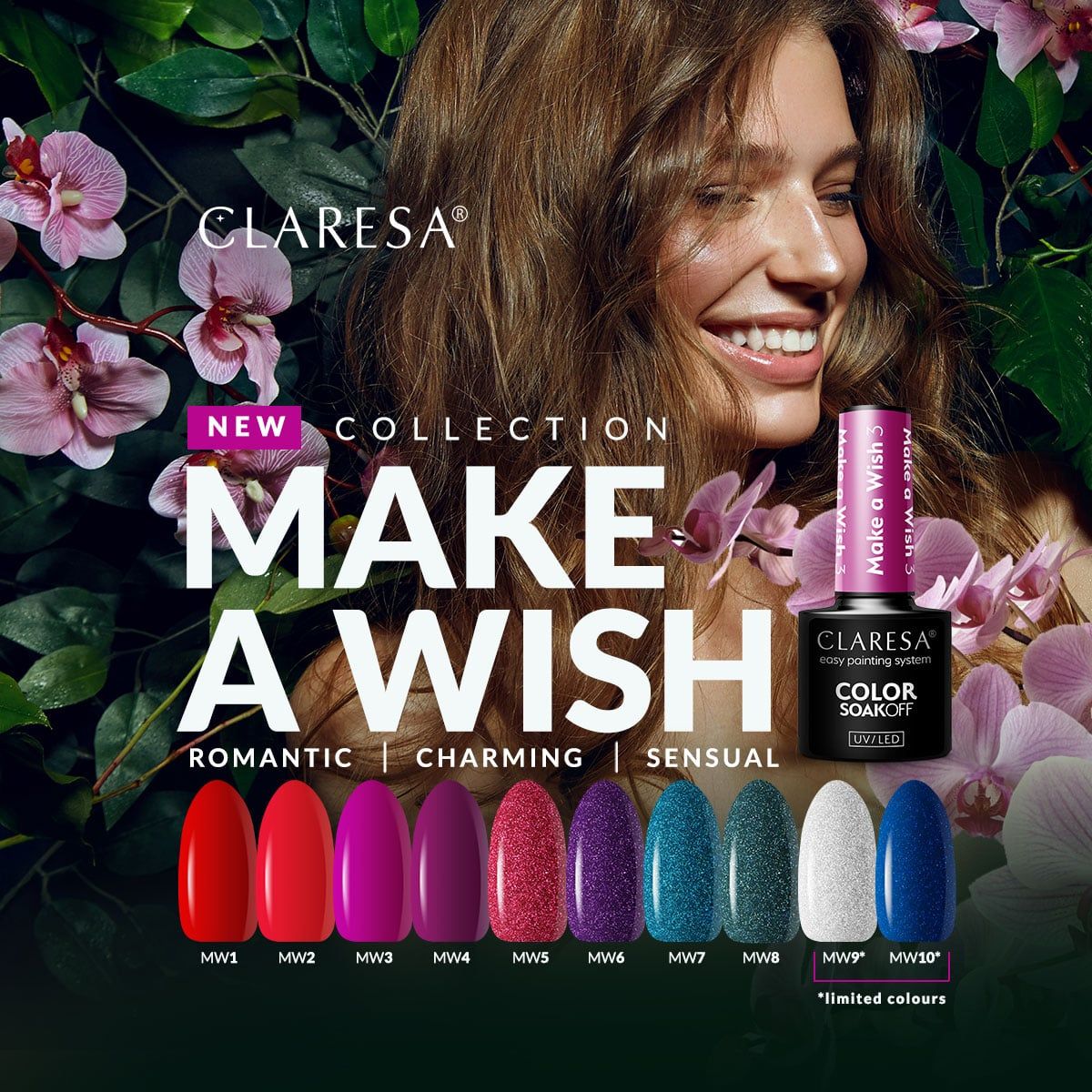Claresa UV LED gel polish 5ml make a wish 2