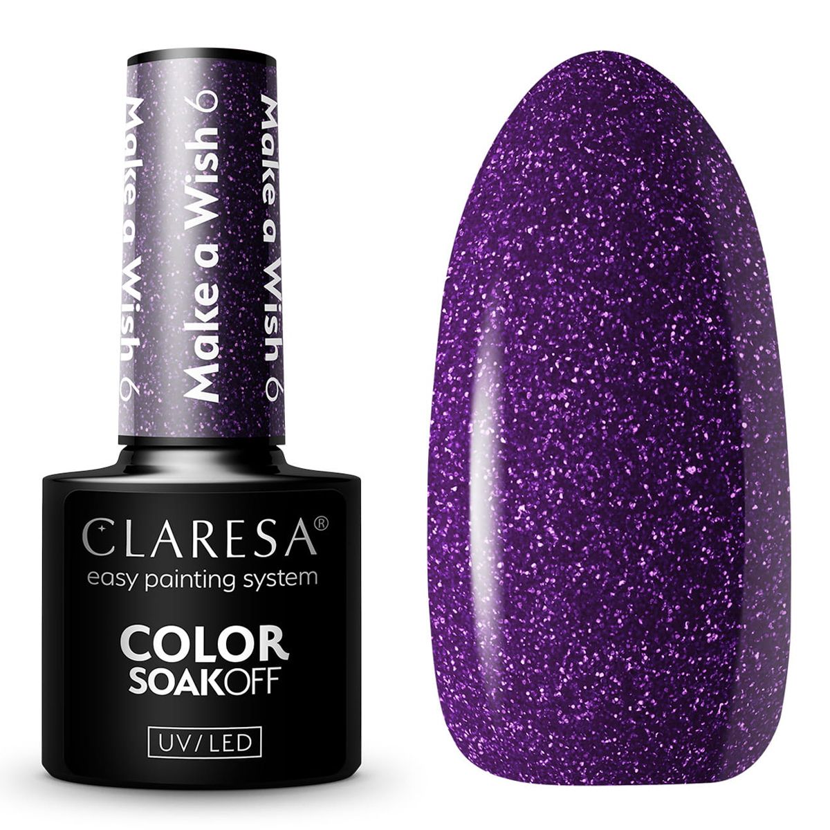 Claresa UV LED гел лак 5 ml Make a Wish 6