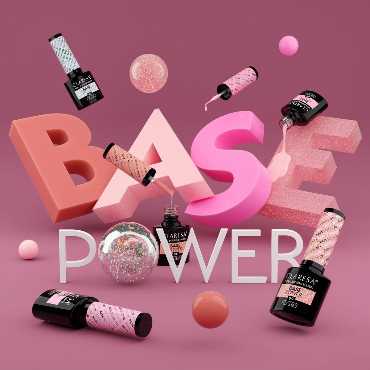 Claresa base coat power 9 5ml