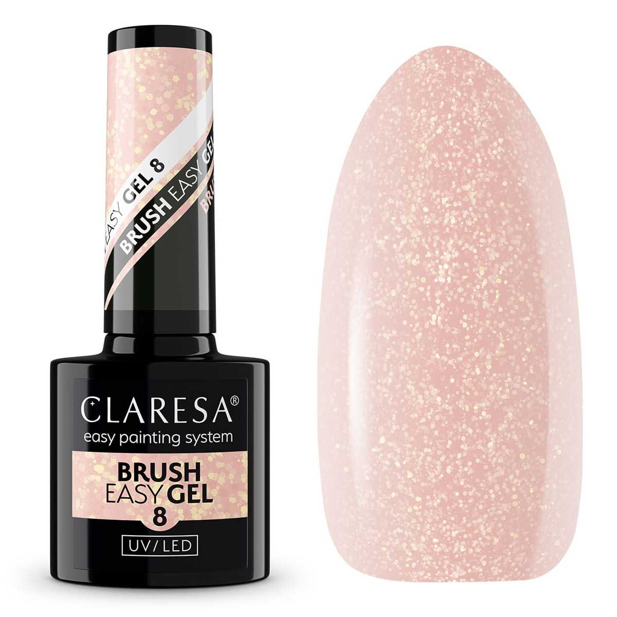Claresa brush easy gel 8 5ml