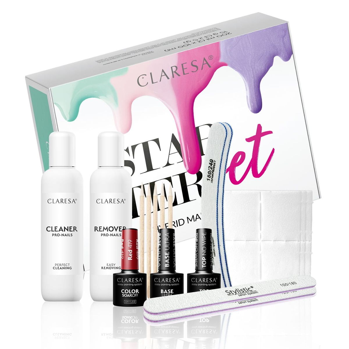 Claresa starter set gel polish without lamp
