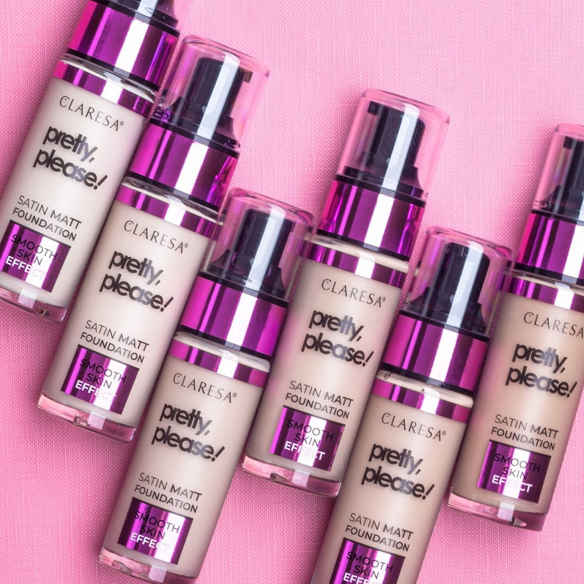 Claresa satin matt foundation pretty, please! 05 deep medium 34gr.