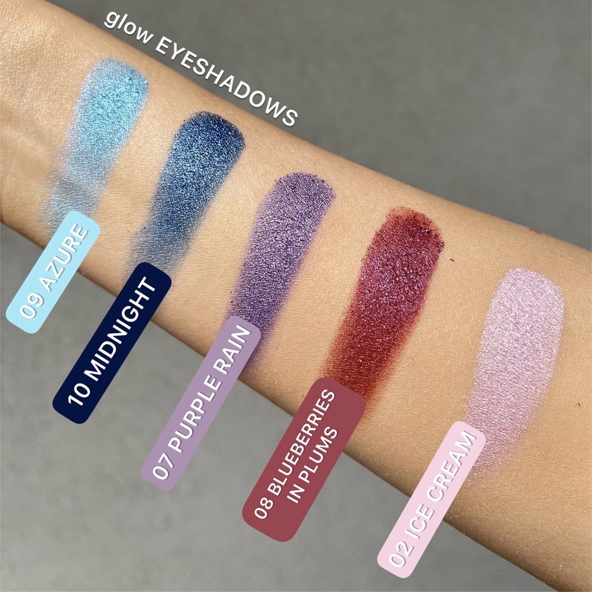 Ombretto luminoso Claresa 08 mirtilli in prugna