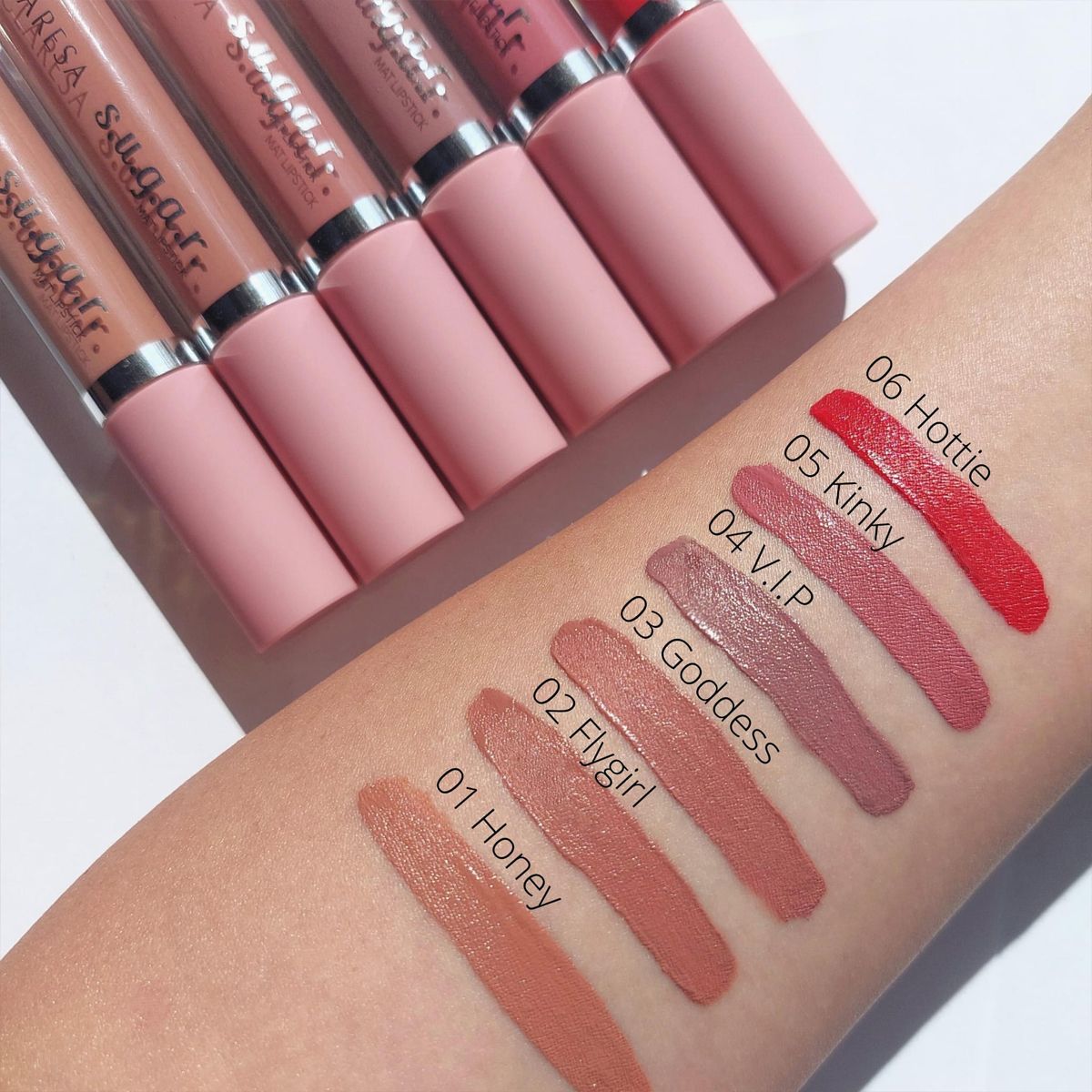 Claresa matte liquid lipstick s.u.g.a.r. 02 flygirl 5ml