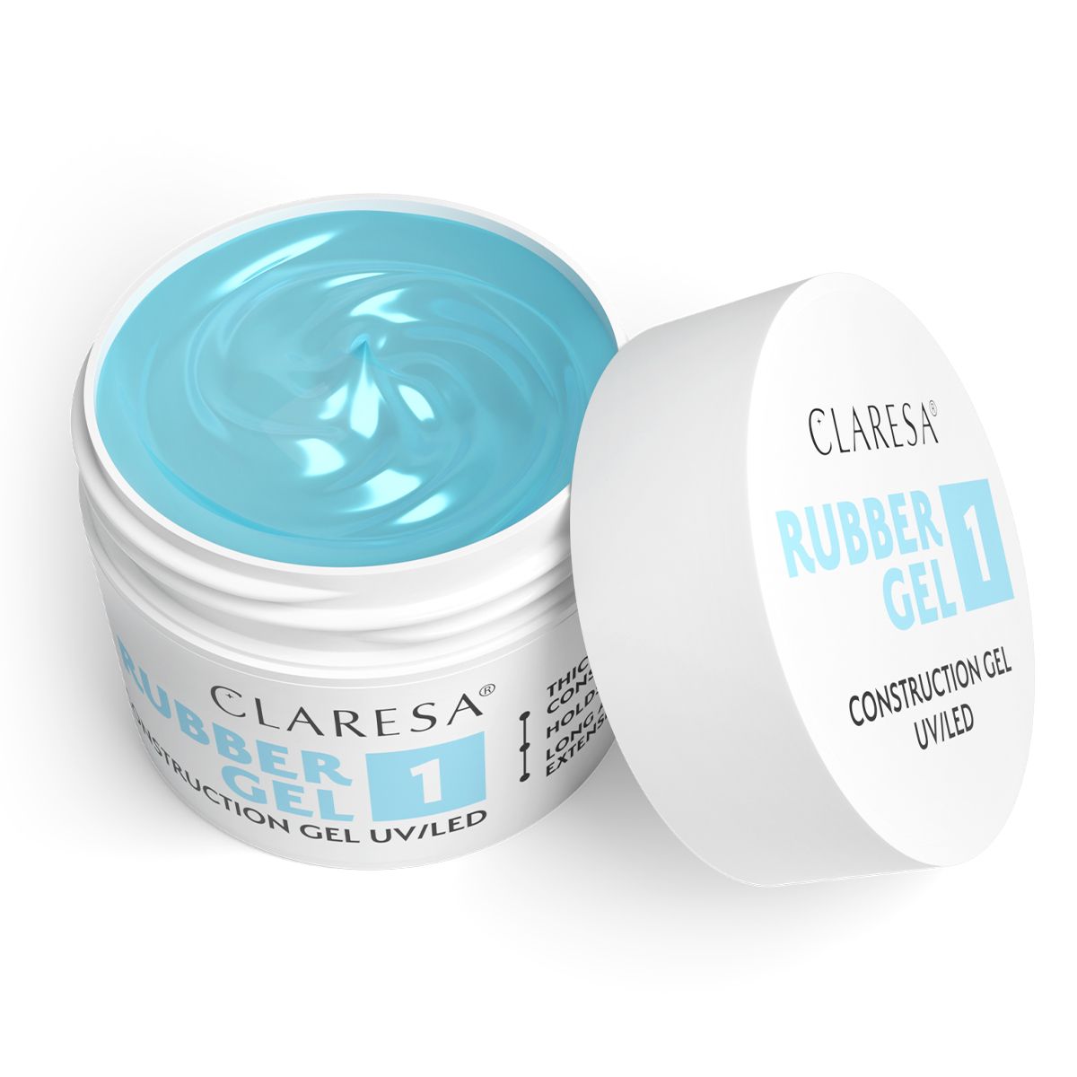 Claresa rubber gel 1 transparent 12gr.