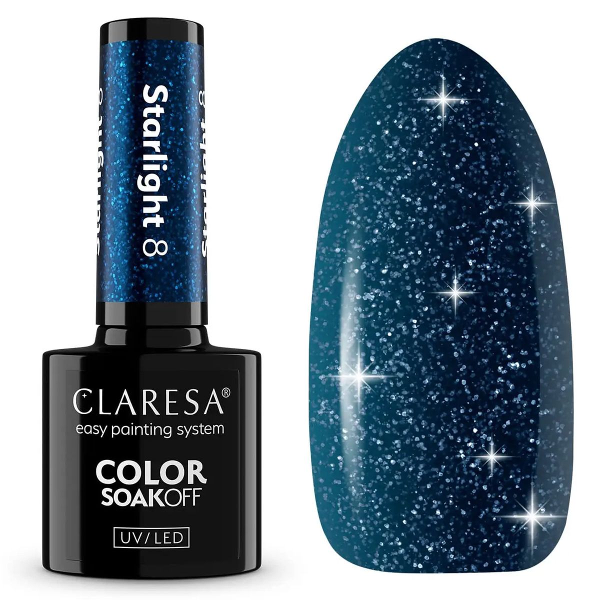 Claresa Lakier żelowy UV LED 5ml Starlight 8