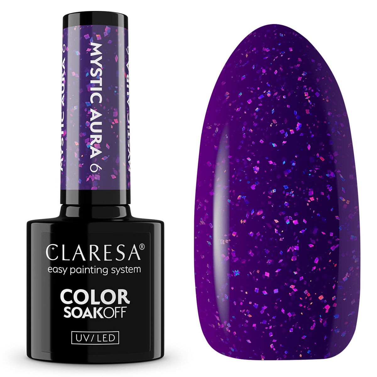 Claresa uv led gel polish 5ml mystic aura 6