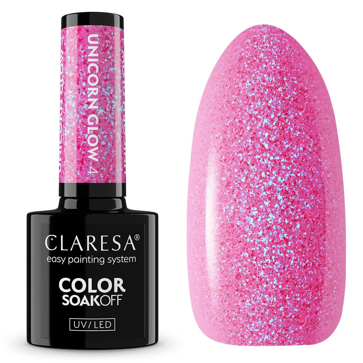 Claresa uv led gellak 5ml unicorn glow 4