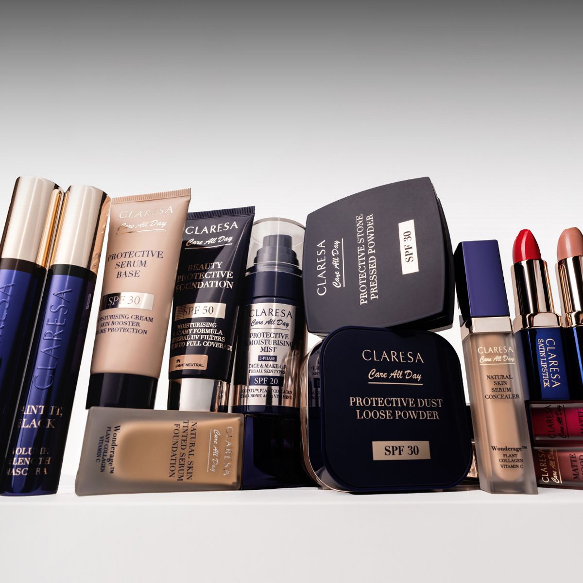 Claresa farinsocker volym längd mascara 10gr.