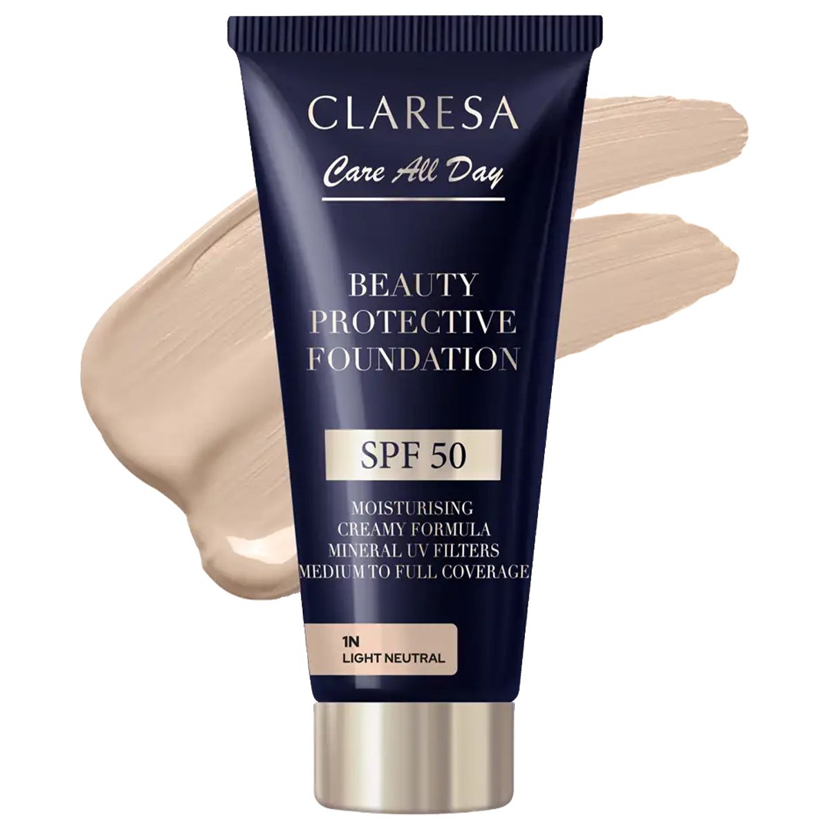 Claresa beauty protective foundation spf 50 1n light neutral 30ml