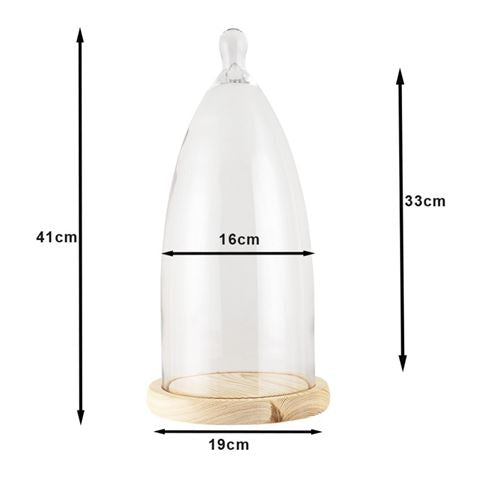 Clayre eef bell jar 6gl3006 transparent 19x41 cm