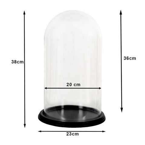 Clayre eef bell jar 6gl3476 transparent 23x38 cm