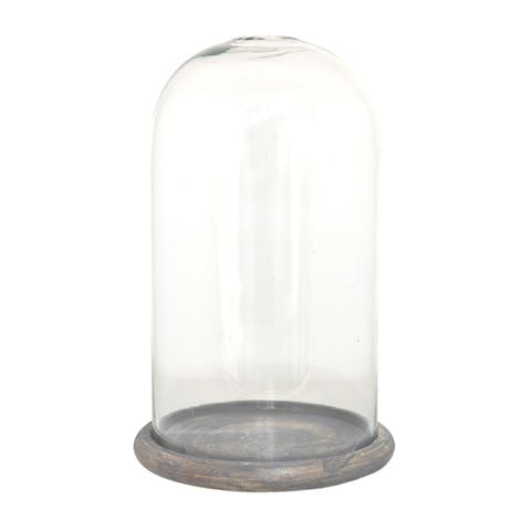 Clayre eef stolp 6gl3536 transparent 17x29 cm