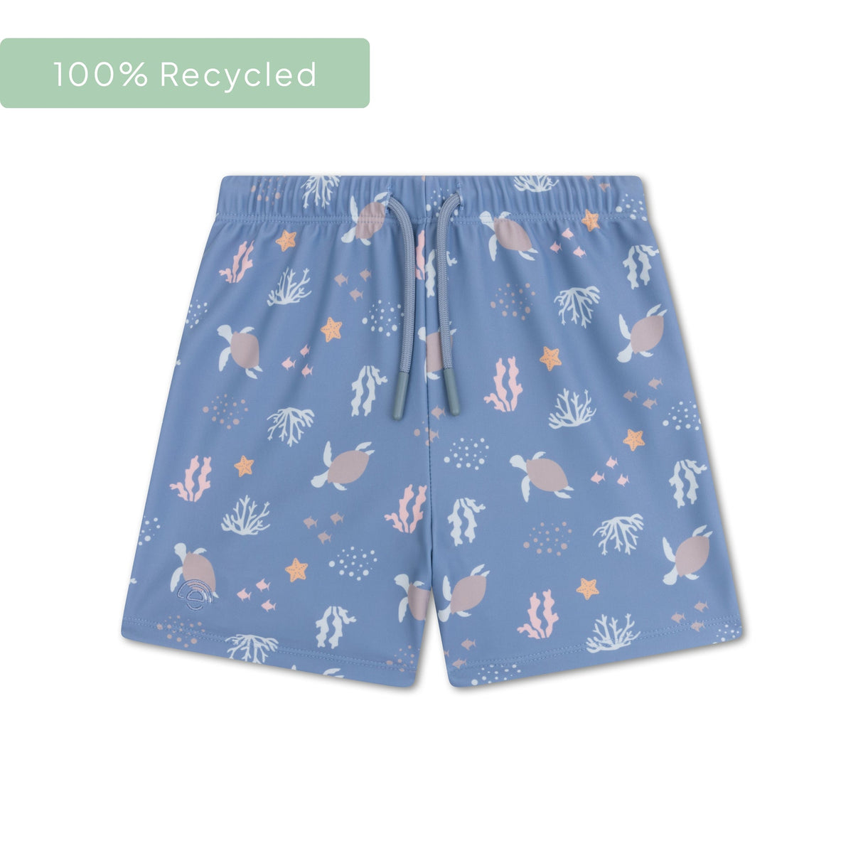 Coral bliss | multicolored UV swimming trunks for boys