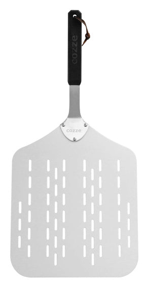 Cozze Pizza Peel with Holes Aluminum 60 cm Silver Black