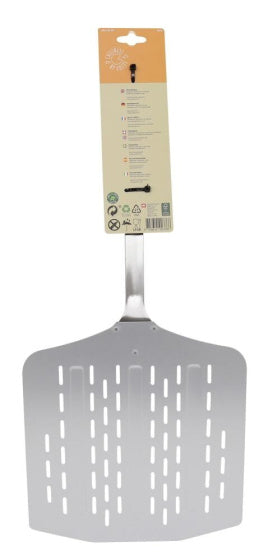 Cozze Pizza Chep med hål aluminium 66 cm silver svart