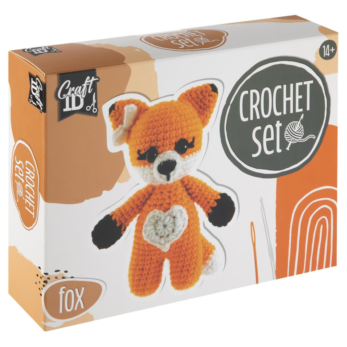 Creative craft group crochet kit fox