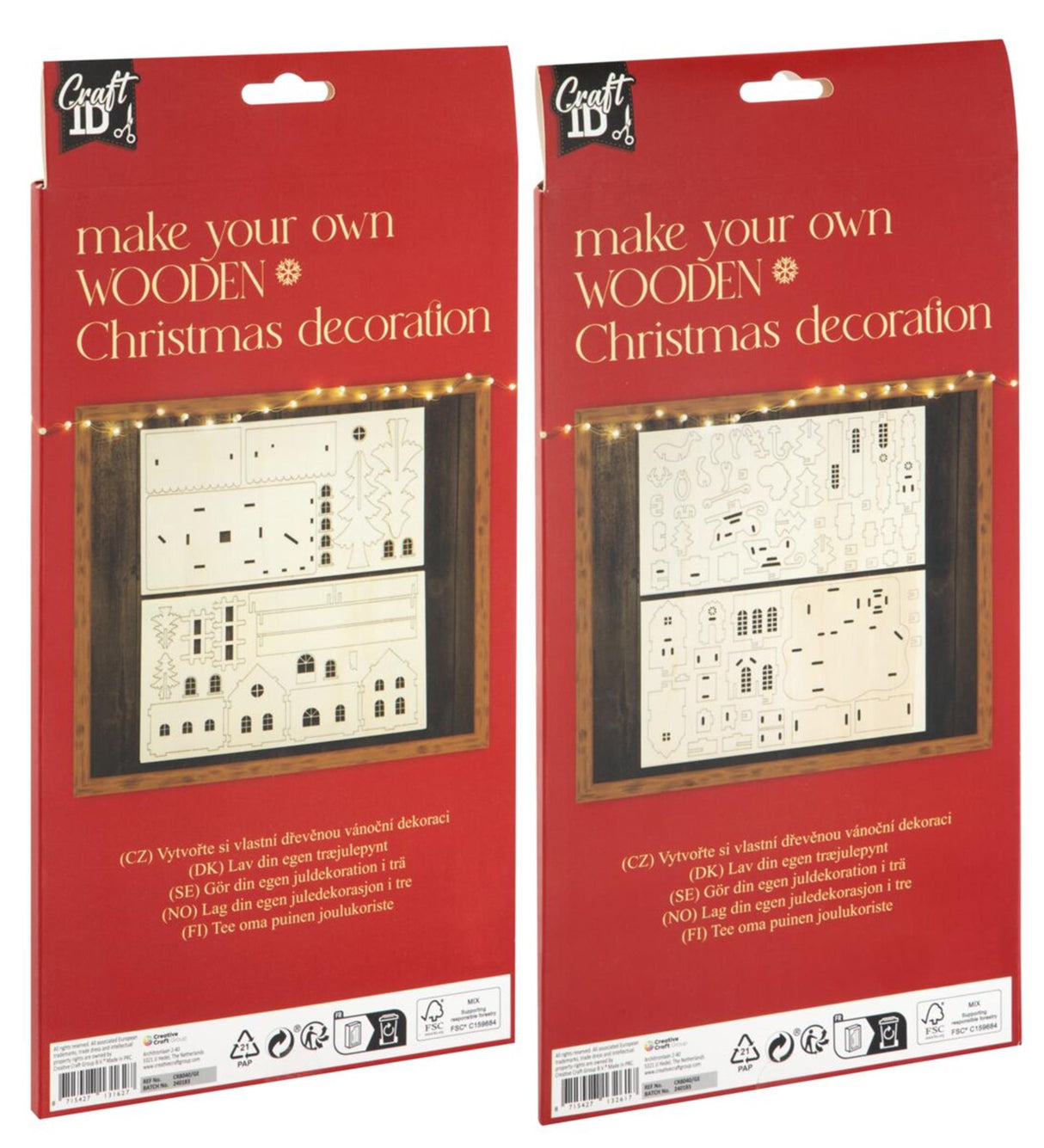 Grafix maak je eigen houten kersthuis