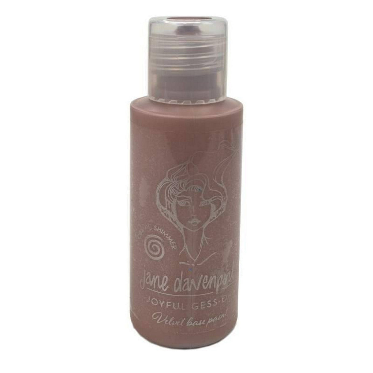Cosmic shimmer • joyful gess-oh! velvet base paint beaming brown 50ml