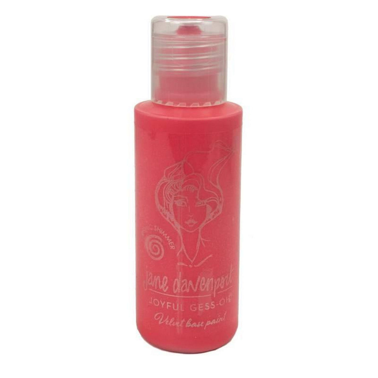 Cosmic shimmer • joyful gess-oh! velvet base paint vibrant vermillion 50ml