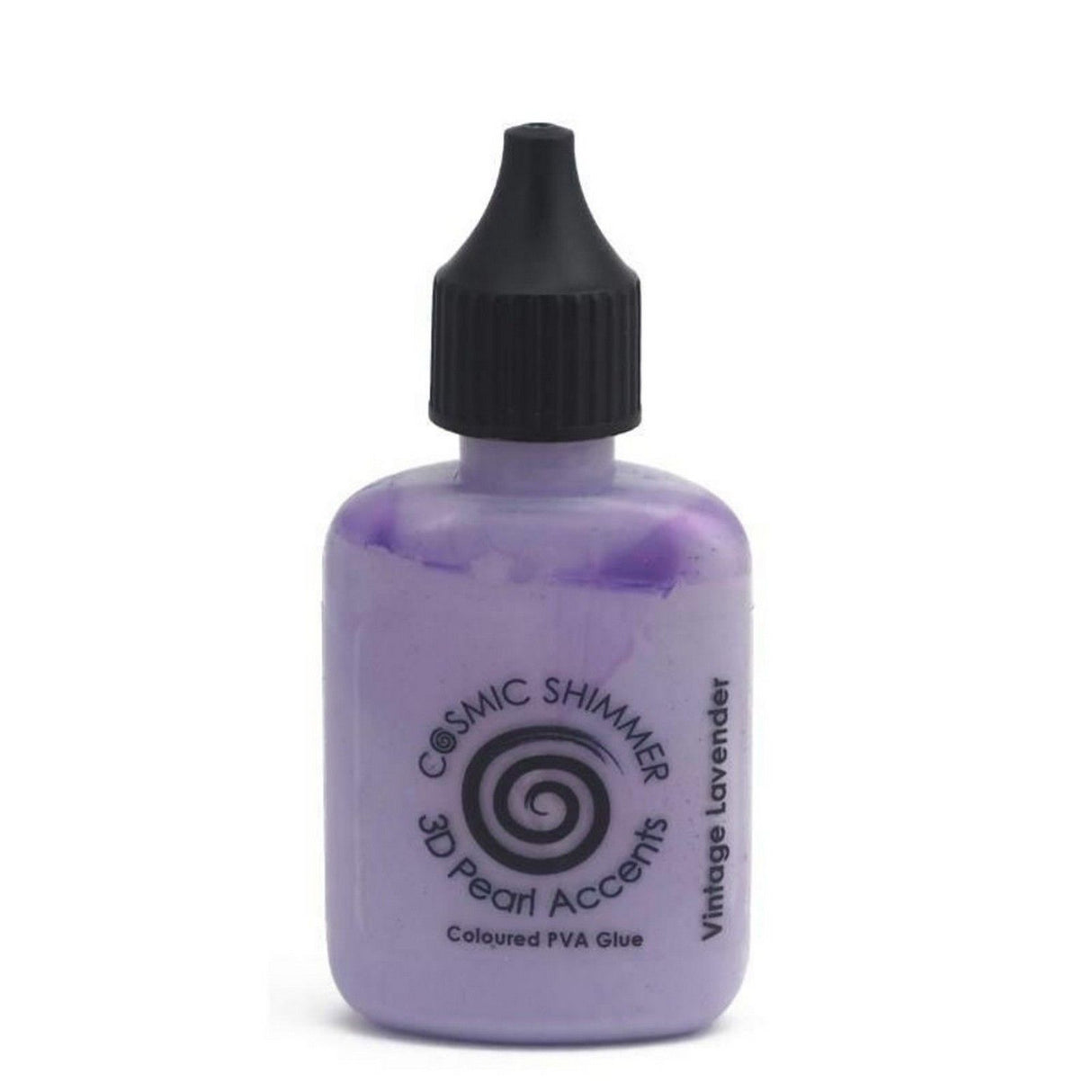 Cosmic shimmer • 3d accents pastel vintage lavender