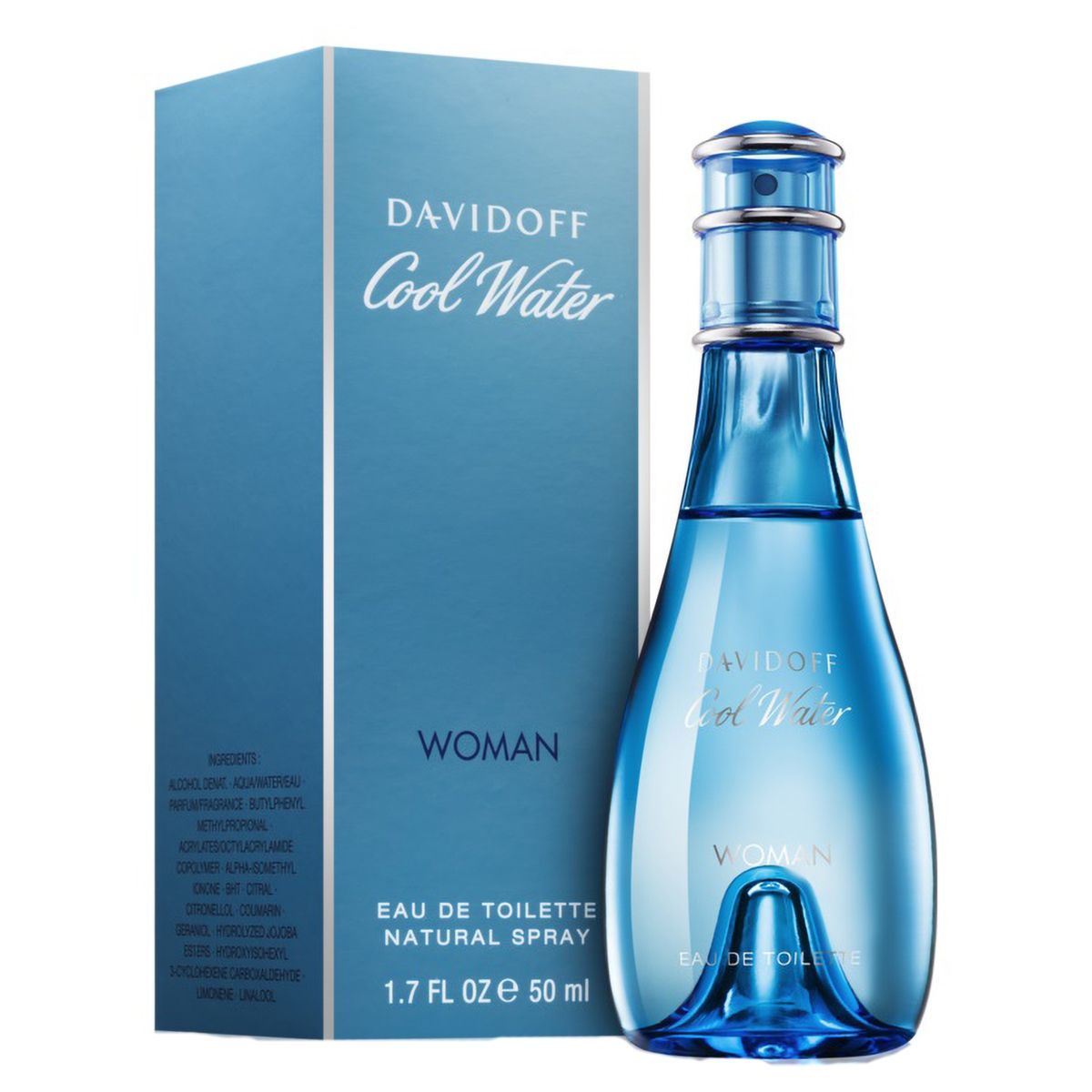 Davidoff eau de toilette spray coolwater kvinde 50ml dame