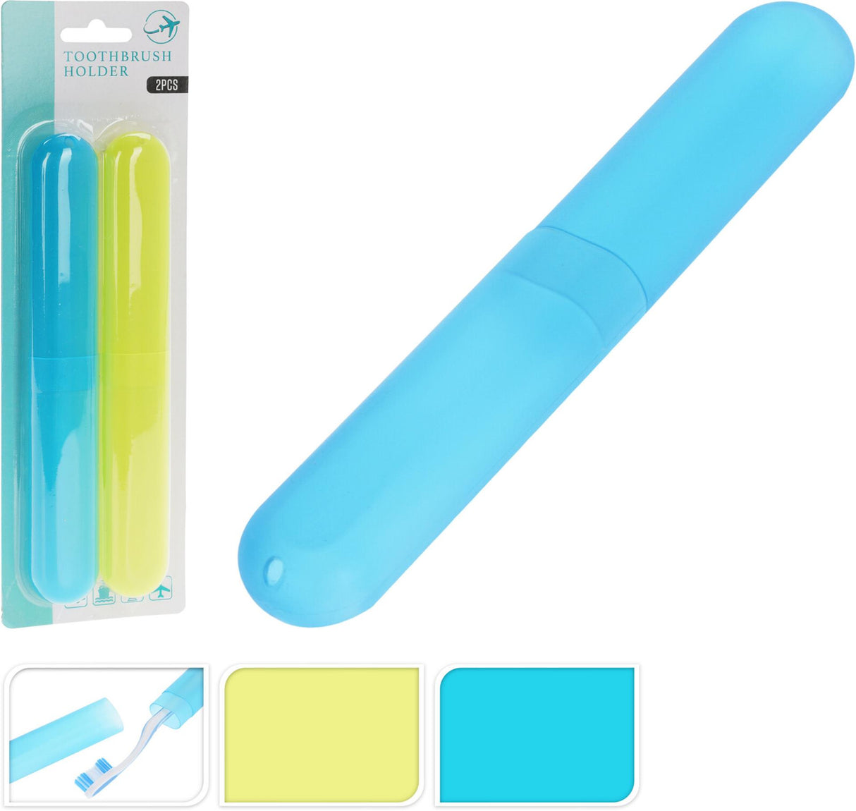 Toothbrush holder set of 2 pieces