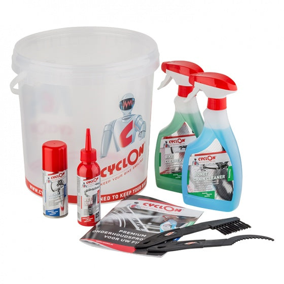 Cyclon -Reinigungsressourcen Set Laube 10 l