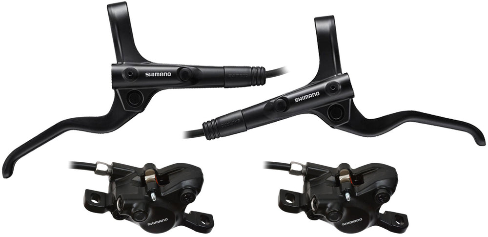 Shimano MT200 HYDRAULIC DISKET FETTER + zadní 1000 1700 mm černá