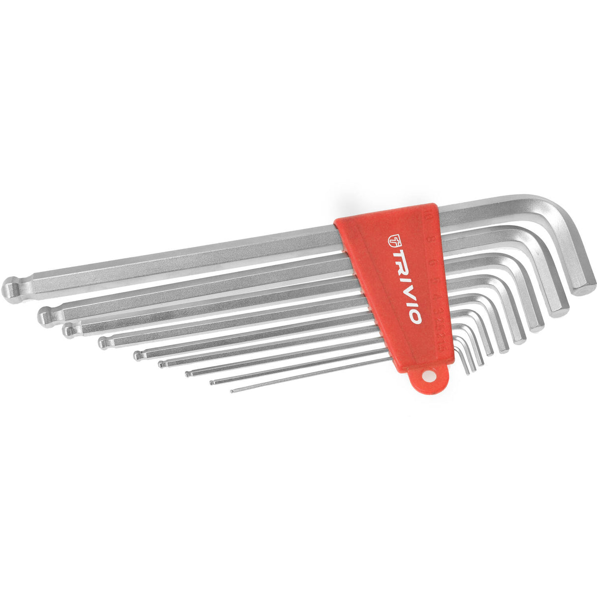 Trivio - Bicycle tool Allen key set, 9-piece, 1.5-2-2.5-3-4-5-6-8-10mm
