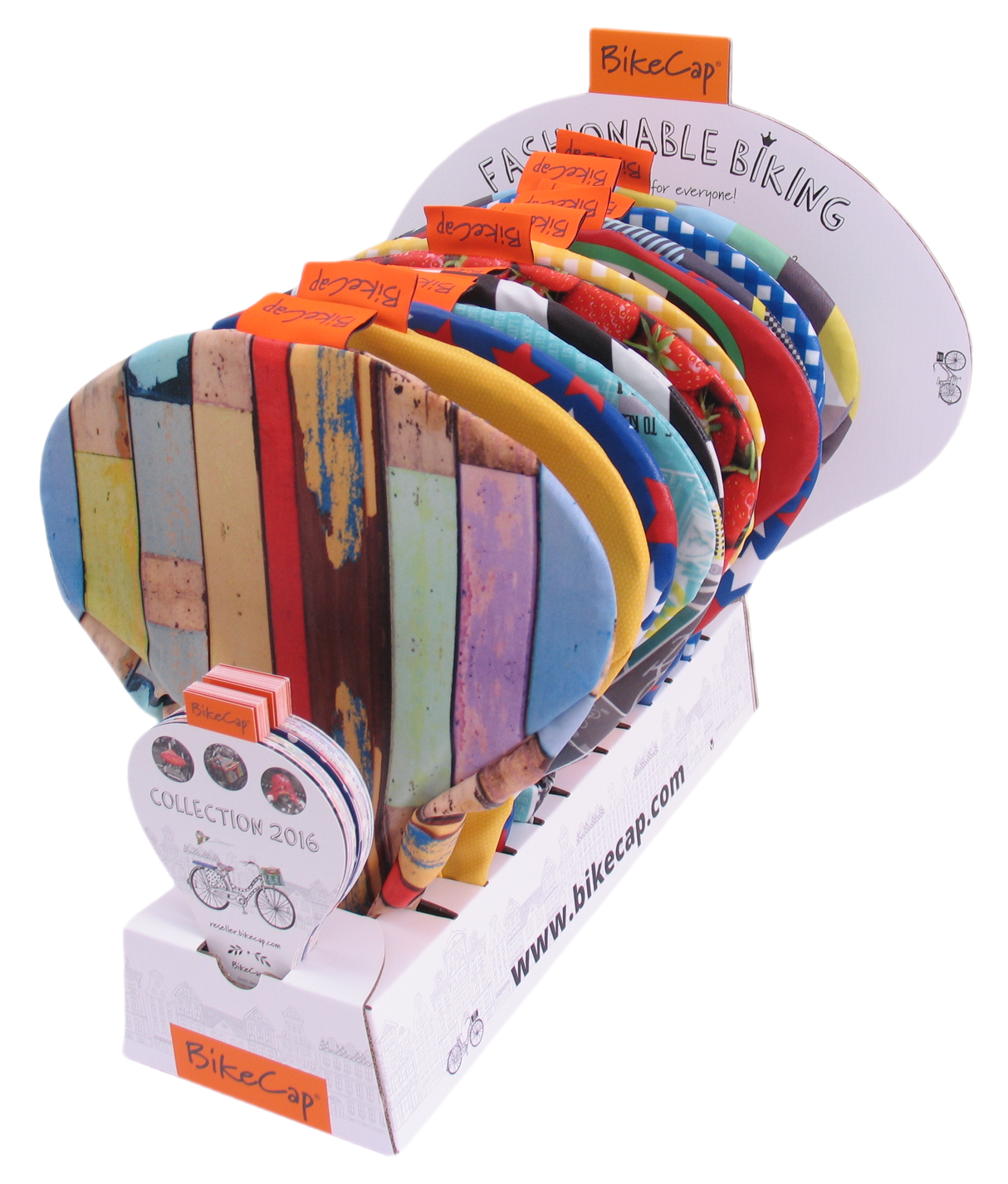 Bikecap Saddle Clines Tour Display med Waaier