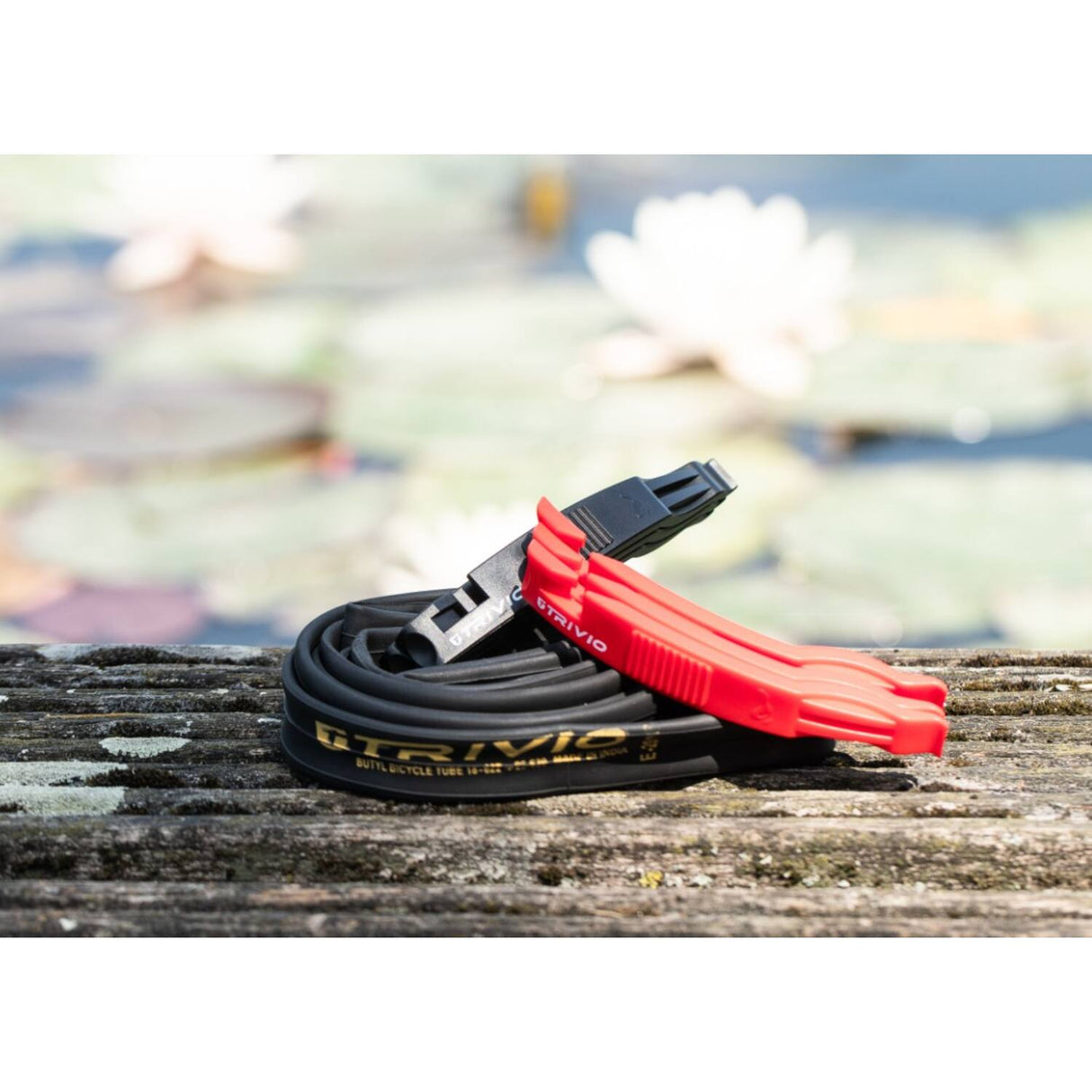 Trivio - bicycle tools tire levers red set of 3