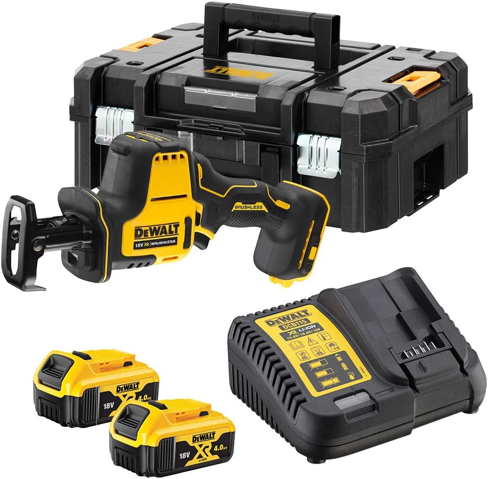 Dewalt dcs369m2 | accu reciprozaag | xr | 18 v | 4,0 ah | li-ion in tstak - dcs369m2-qw