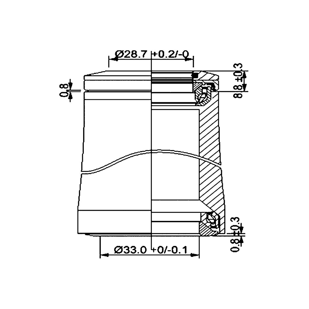 Deda in-4 integrated 1 1 8 - 1 1 4 headset