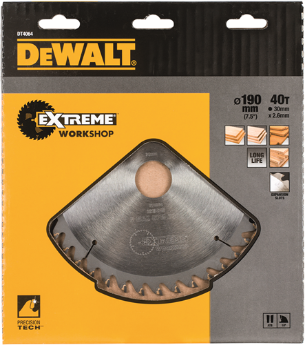 Príslušenstvo Dewalt pílový kotúč S40 190x30x40t - dt4064-qz