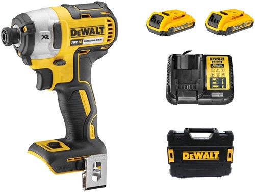 Dewalt dcf887d2 18v xr brushless li-ion 2.0 ah slagschroevendraaier