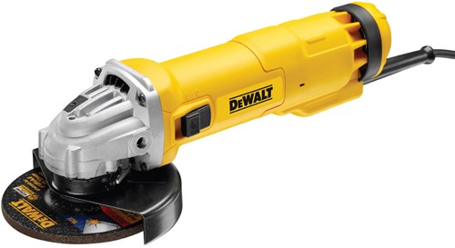 Dewalt dwe4207 1010w 125mm uhlová brúska s posuvným vypínačom (ochrana proti opätovnému spusteniu) - dwe4207-qs