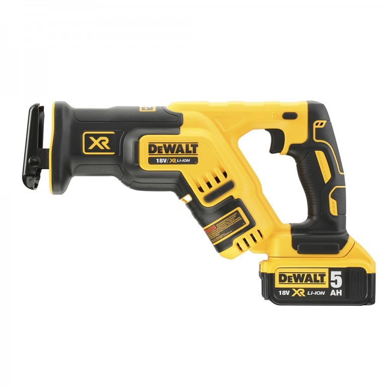Dewalt dcs367p2 accu reciprozaag 18v 5.0ah xr li-ion in t-stak