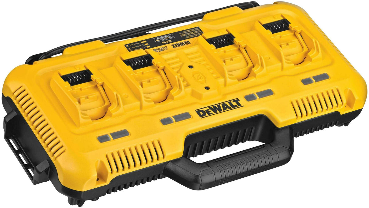 Dewalt dcb104 | 4- poort snellader | 12v-18v 54v xr | flexvolt - dcb104-qw