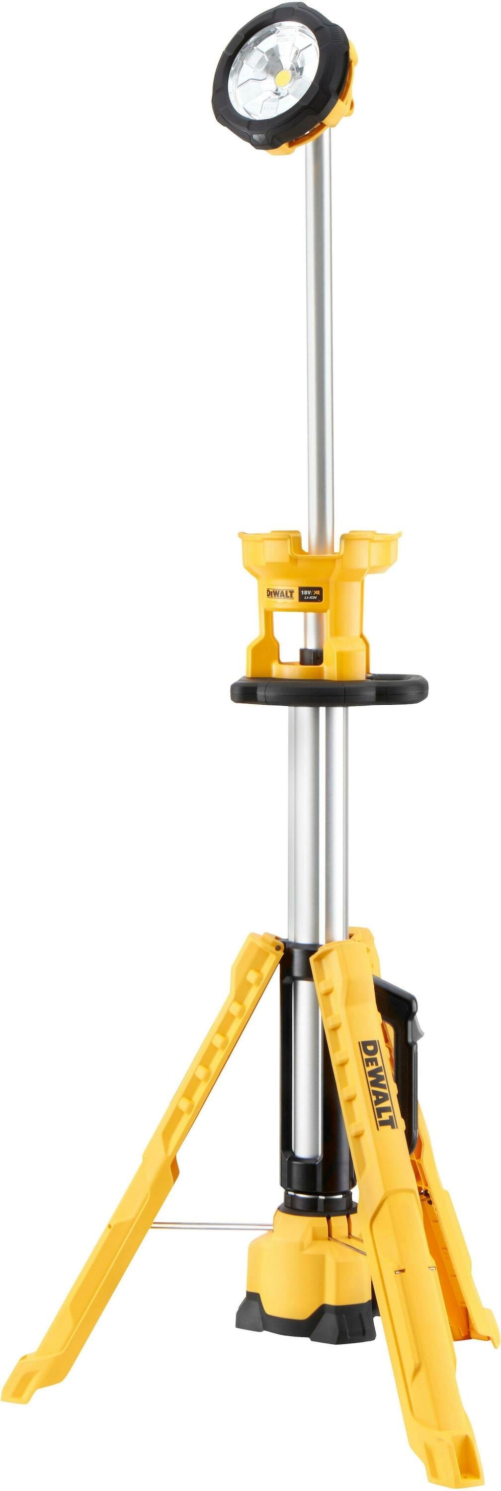 Dewalt dcl079-xj 18 volt xl led werklamp met statief zonder accu en lader - dcl079-xj