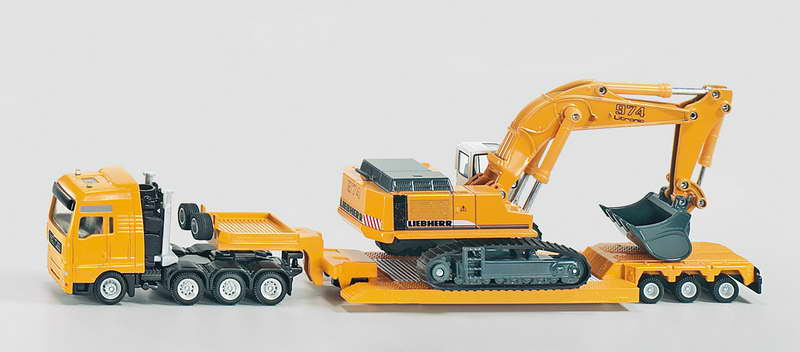 Siku low loader + excavator liebherr (1:87)