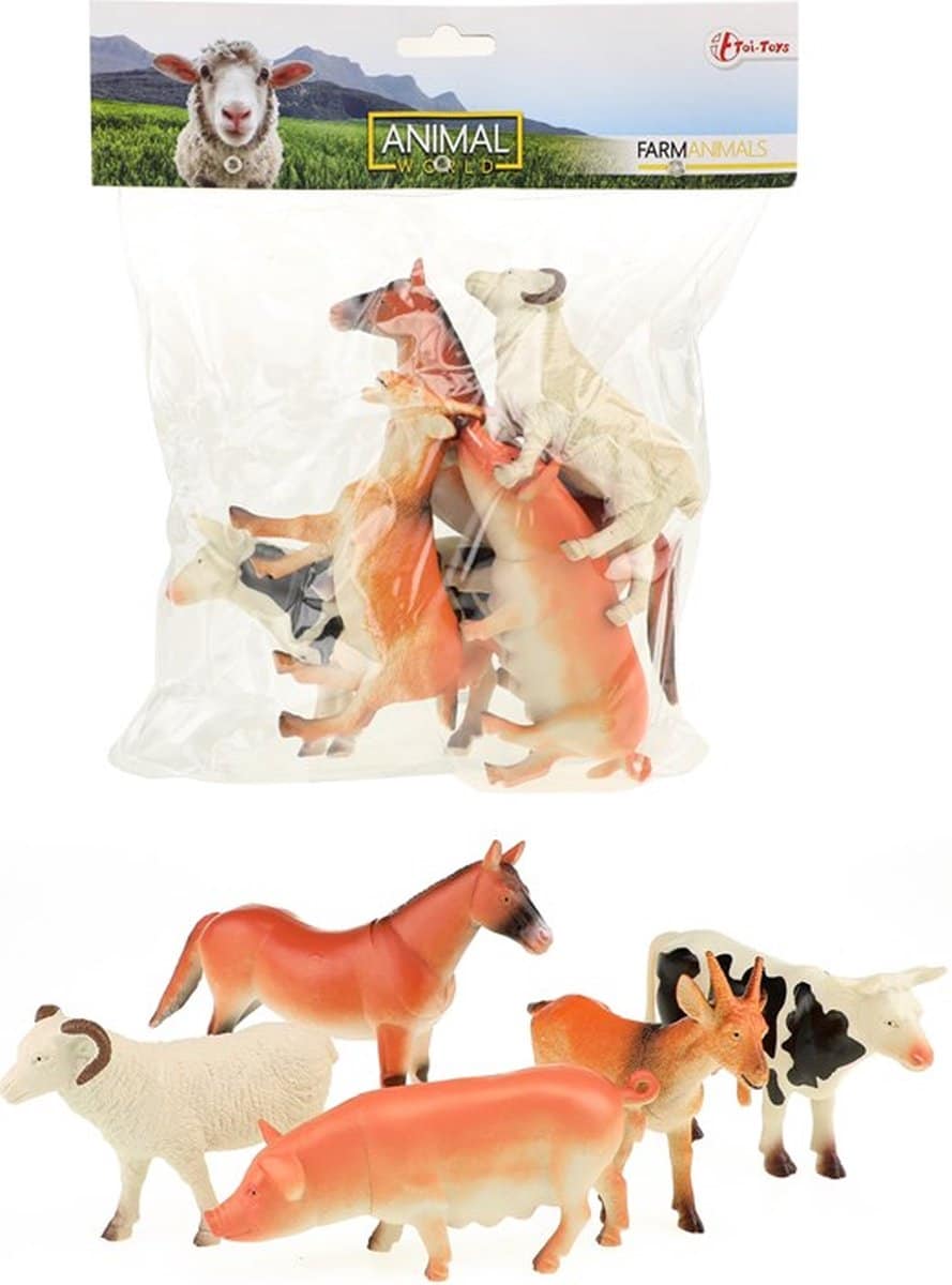 Toi-Toys Animal World Farm Animals Deluxe, 5 бр.