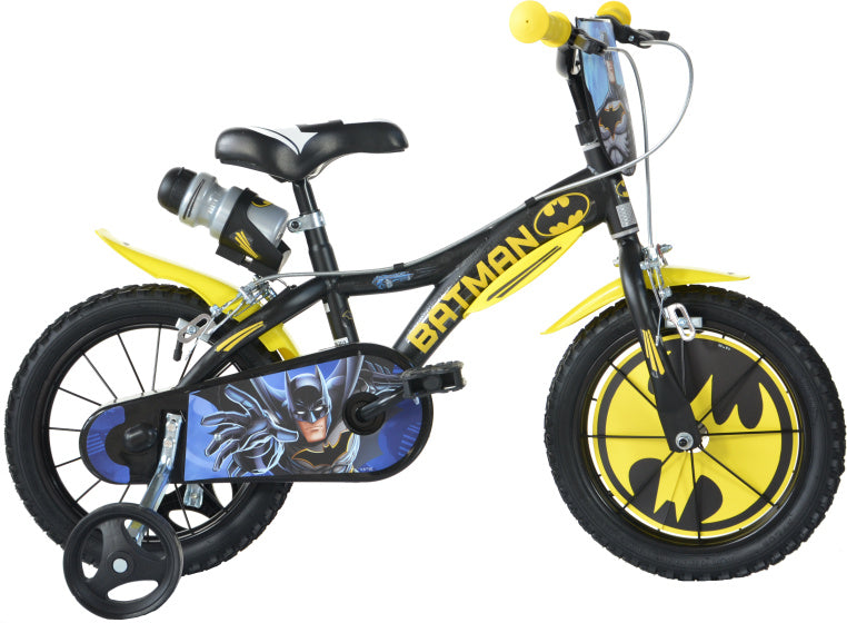 Dino Batman 16 tommer 27 cm drenge klemme sort gul