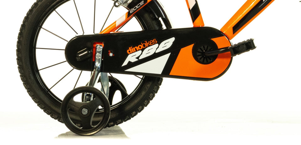 Dino R88 14 tommer 24 cm gutter som klemmer oransje