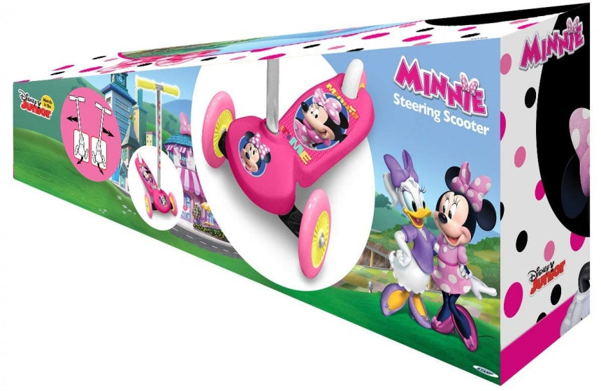 Minnie Mouse 3-Rad-Kinder Stieffußbrems Mädchen rosa Silber