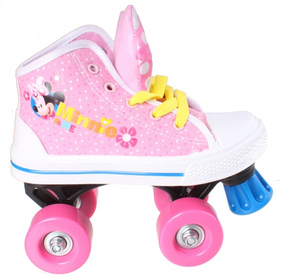 Minnie Mouse Roller Skates Girls Pink White Size 29