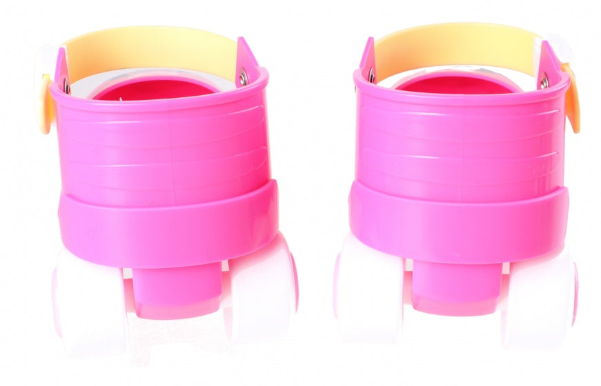 Minnie mouse roller skates girls pink white size 23-27