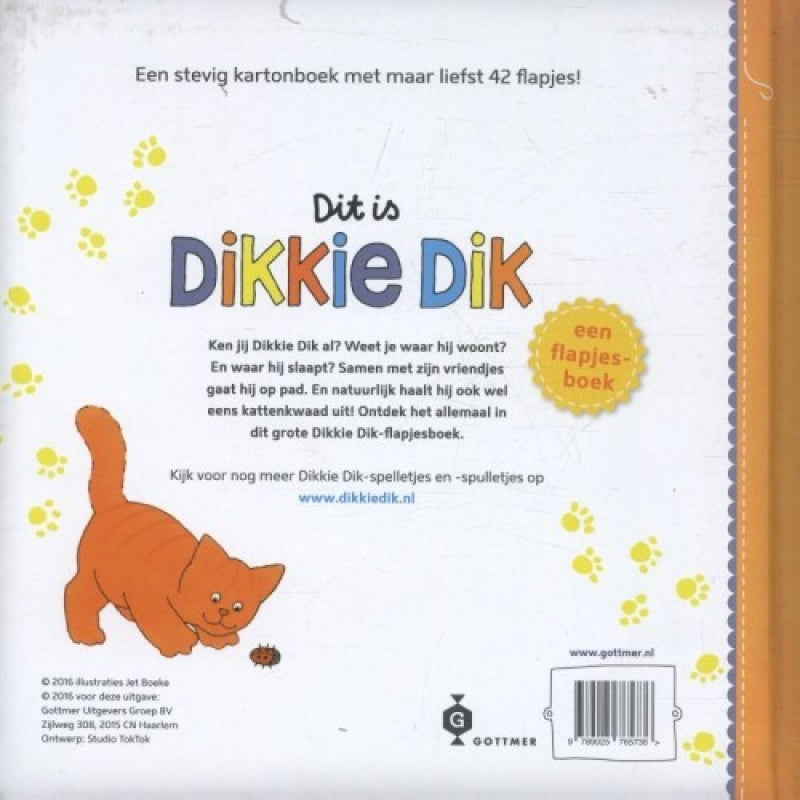 Gottmer uitgevers groep dit is dikkie dik! (flapjesboek)